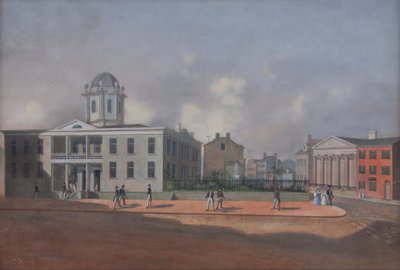 North East Corner of Fourth and Walnut by John Caspar Wild